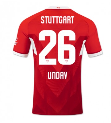 Stuttgart Deniz Undav #26 Segunda Equipación 2024-25 Manga Corta